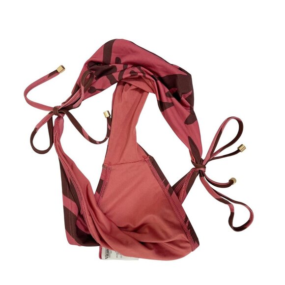 Vitamin A Printed Tie-Side Classic Coverage Bikini Bottoms - Size Large - Picture 3 of 4